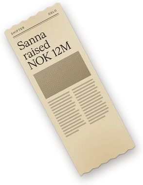 A newspaper clipping