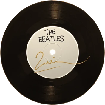 A signed Beatles record