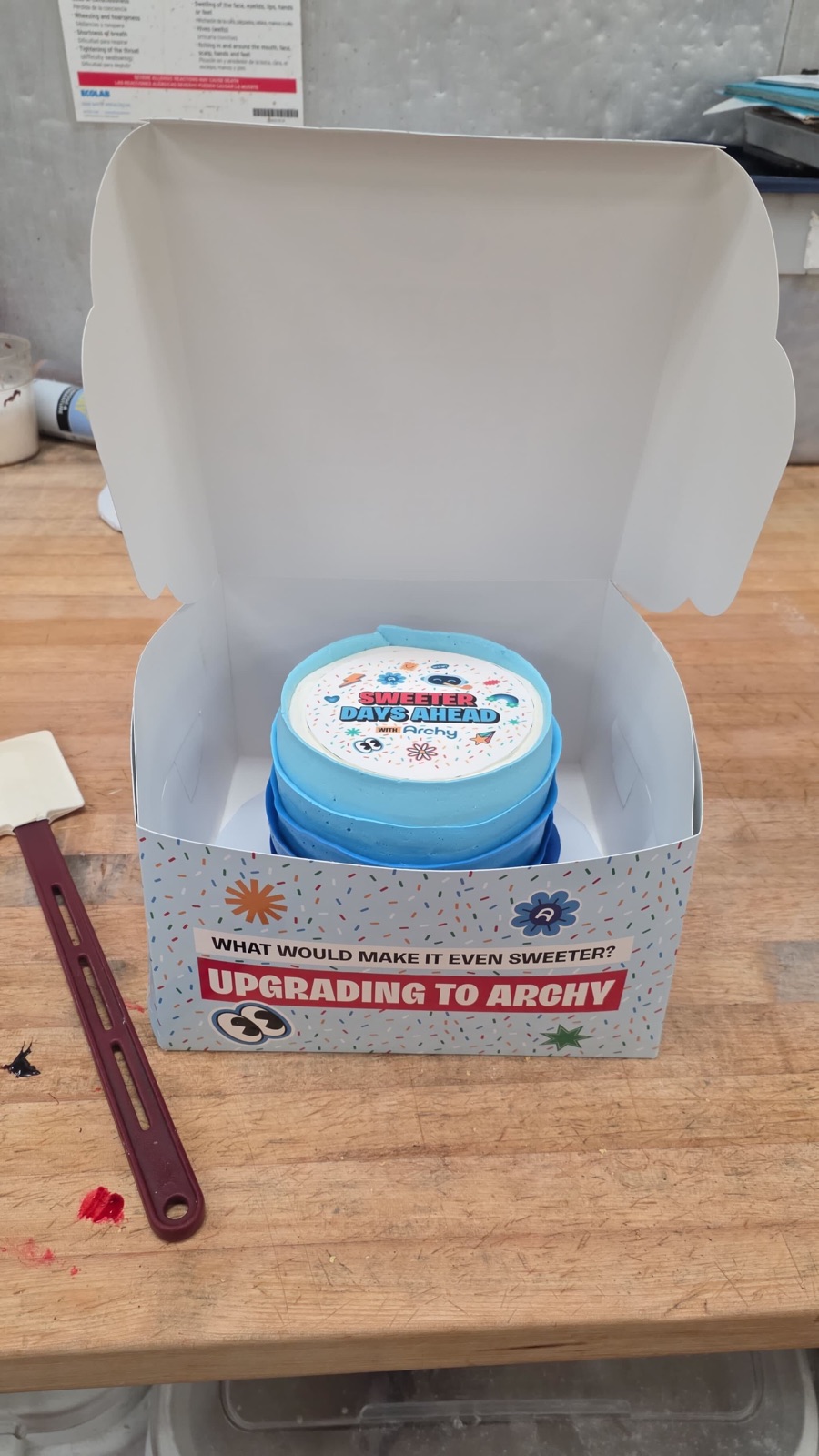 A custom Archy physical GTM box