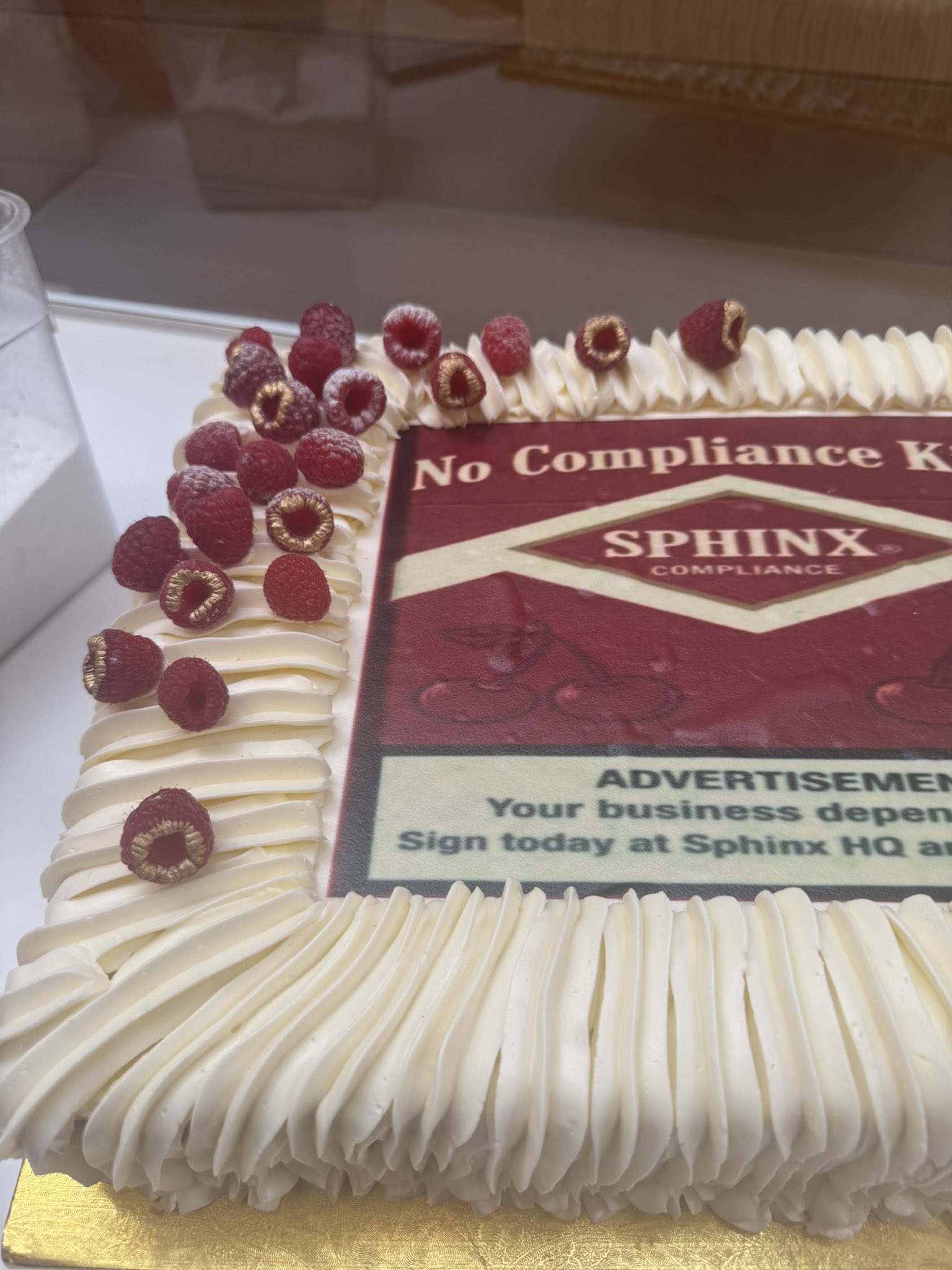 Sphinx cigarette pack cake - version 3