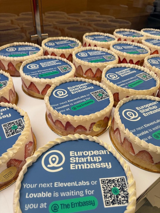A batch of European Startup Embassy coldcakes